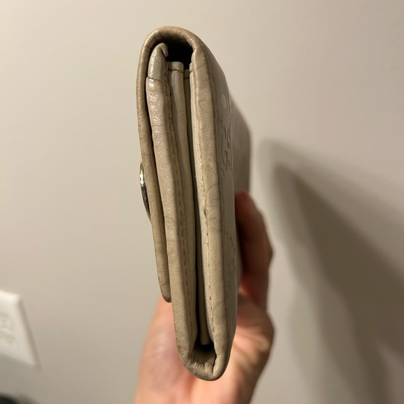 GUCCI Gucci Lovely Heart Gucci Sima Leather Long Wallet GG Pattern - Picture 5 of 6